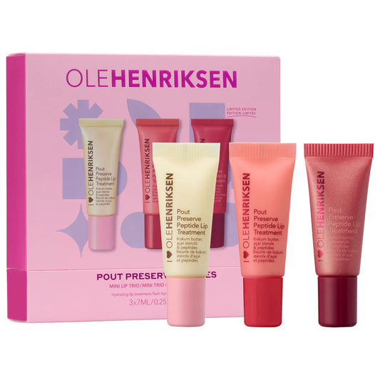 OLEHENRIKSEN Pout Preserve Mini Hydrating Peptide Lip Trio Set