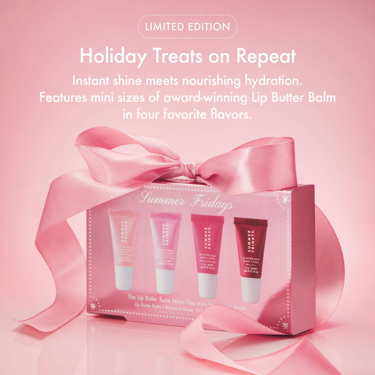 Summer Fridays The Lip Butter Balm Minis - Pink Set