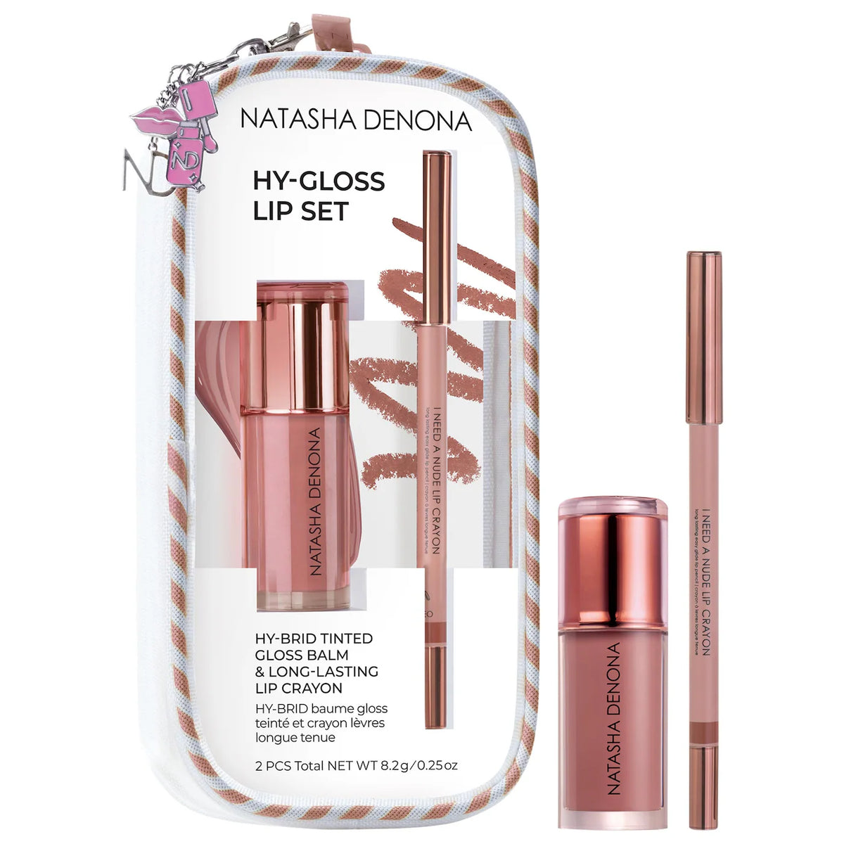 NATASHA DENONA HY-GLOSS Lip Gloss Duo Gift Set