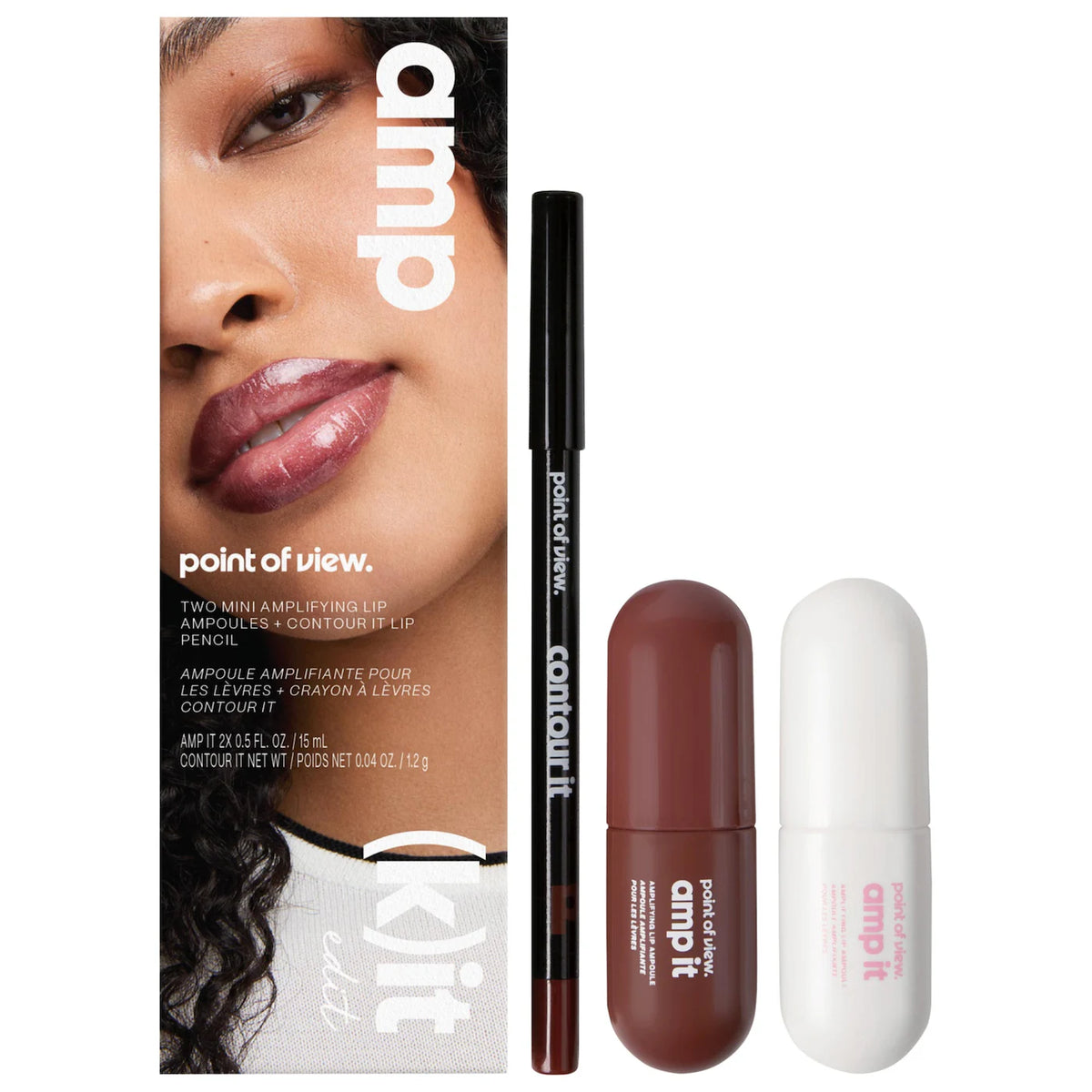 point of view. amp (k)it edit lip trio makeup gift set