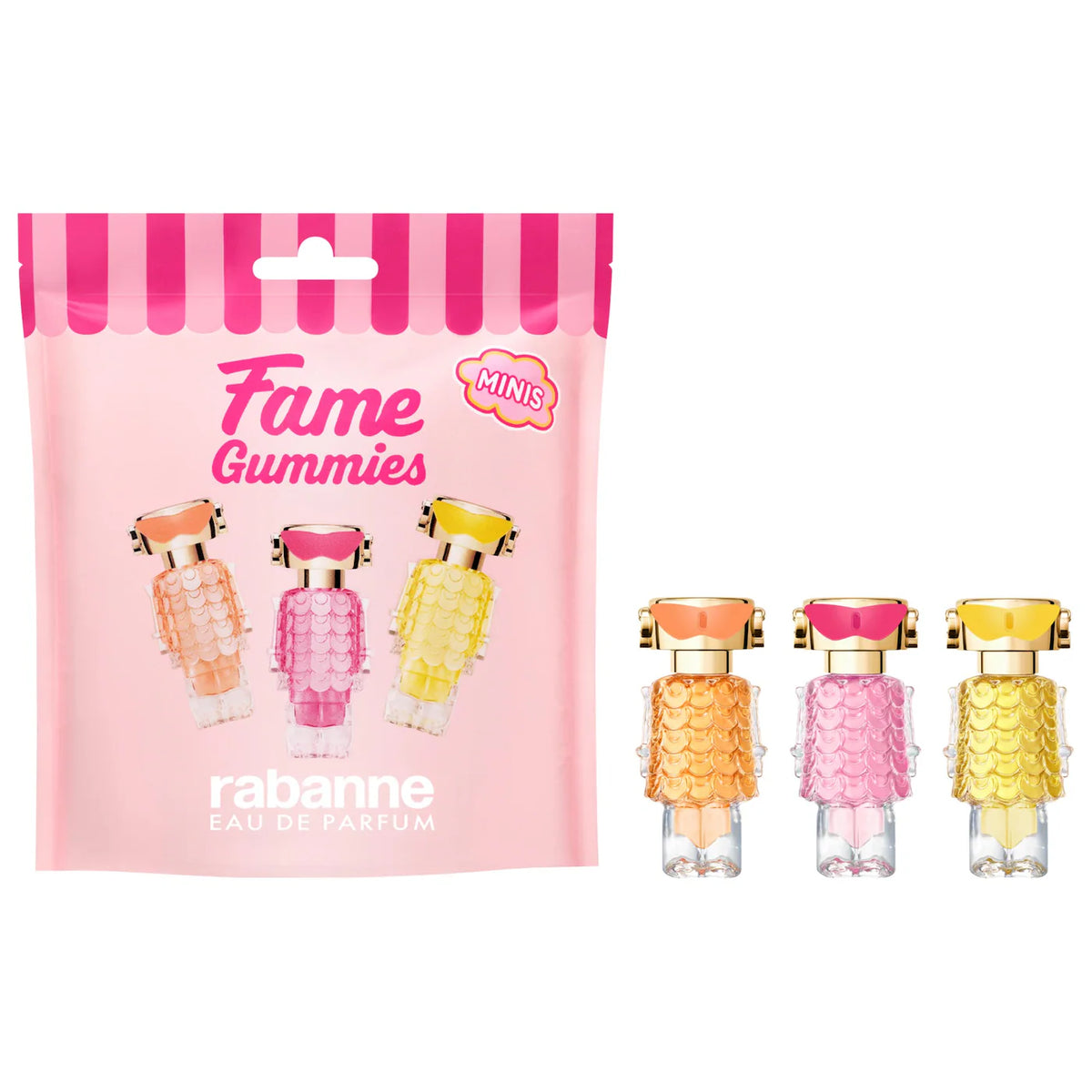 Rabanne Fame Gummies Mini Trio Perfume Gift Set
