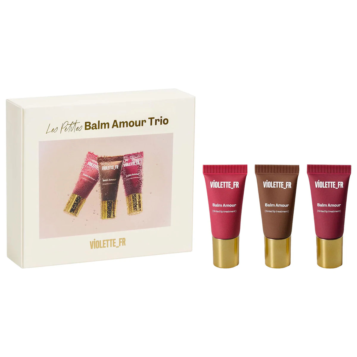 VIOLETTE FR LES PETITES Mini Balm Amour Nourishing Lip Treatment Trio Gift Set