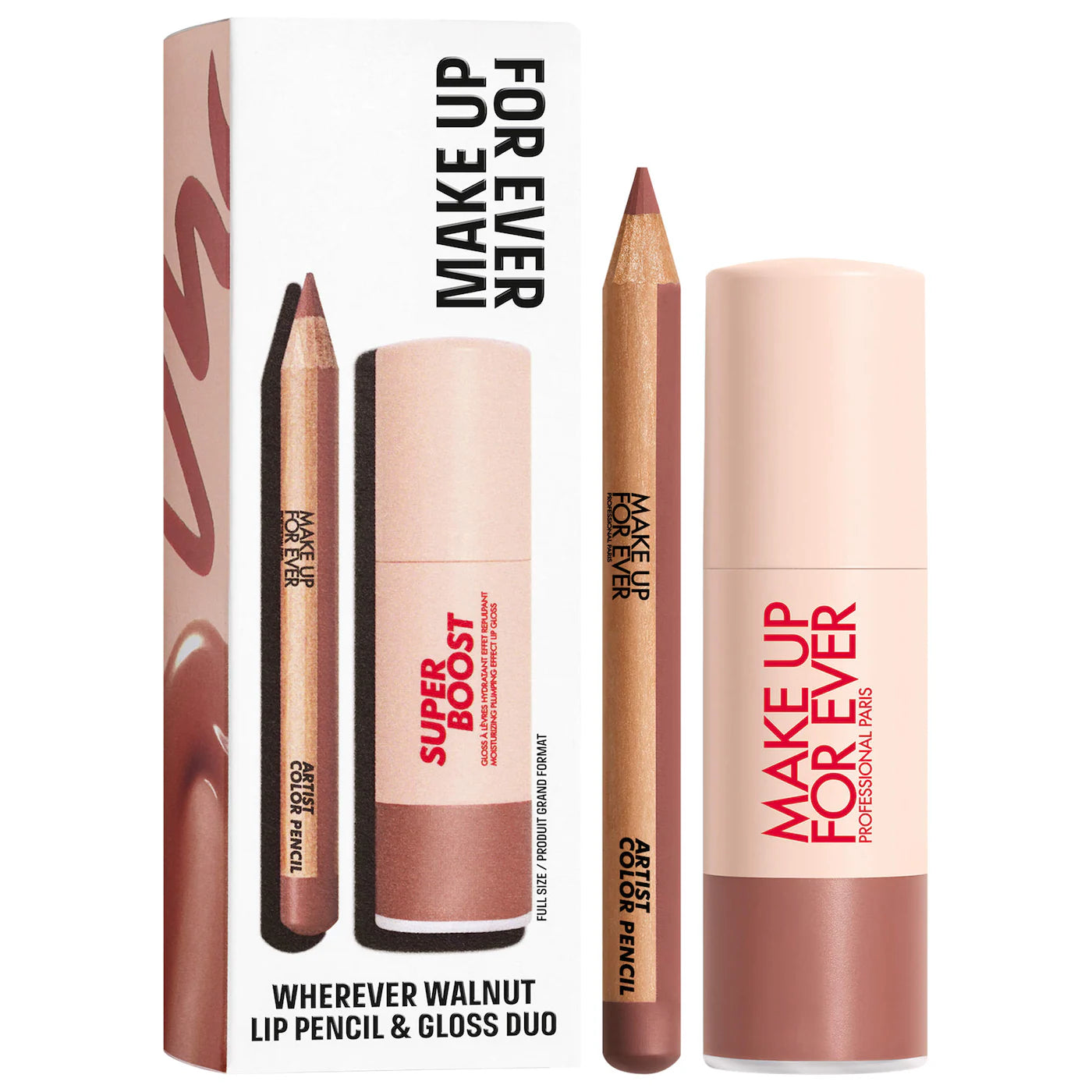 MAKE UP FOR EVER Mini Artist Color Pencil Lip Liner & Lip Gloss Kit